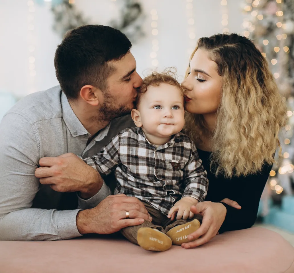 Millennial and Gen Z family enjoying time together